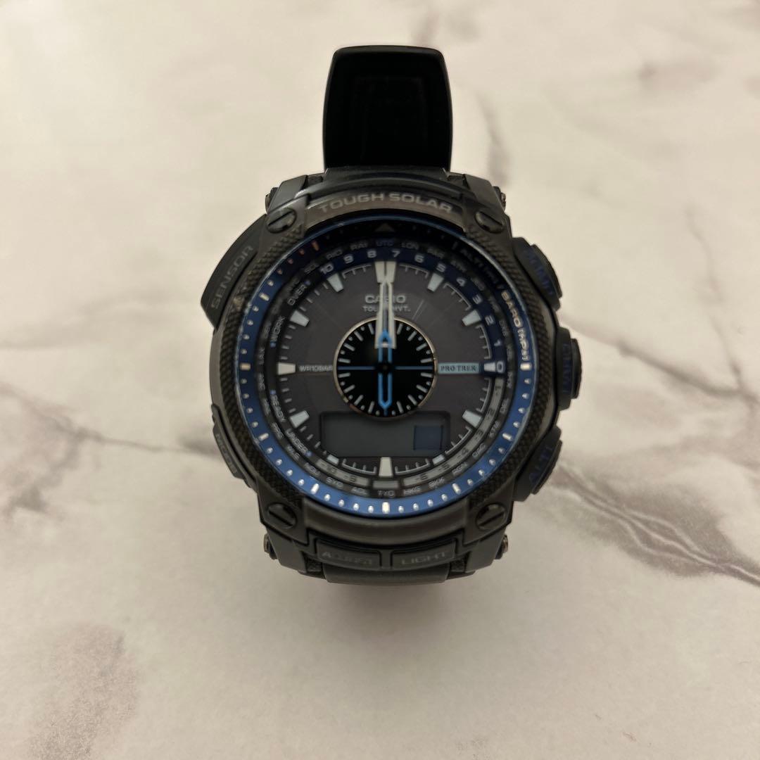 Б/у радио-солнечные часы Casio PROTREK