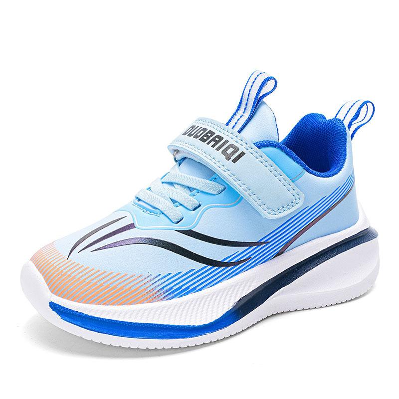 

Boys shoes 6-12 years old 2025 autumn new leather wear-resistant children s sports shoes medium and older children s travel shoes 28