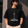 Fisher Of Unisex TShirt Unisex Jesus Bible Verse Cotton Tee Funny Christian Fishing Dad Gift Faith Based Apparel