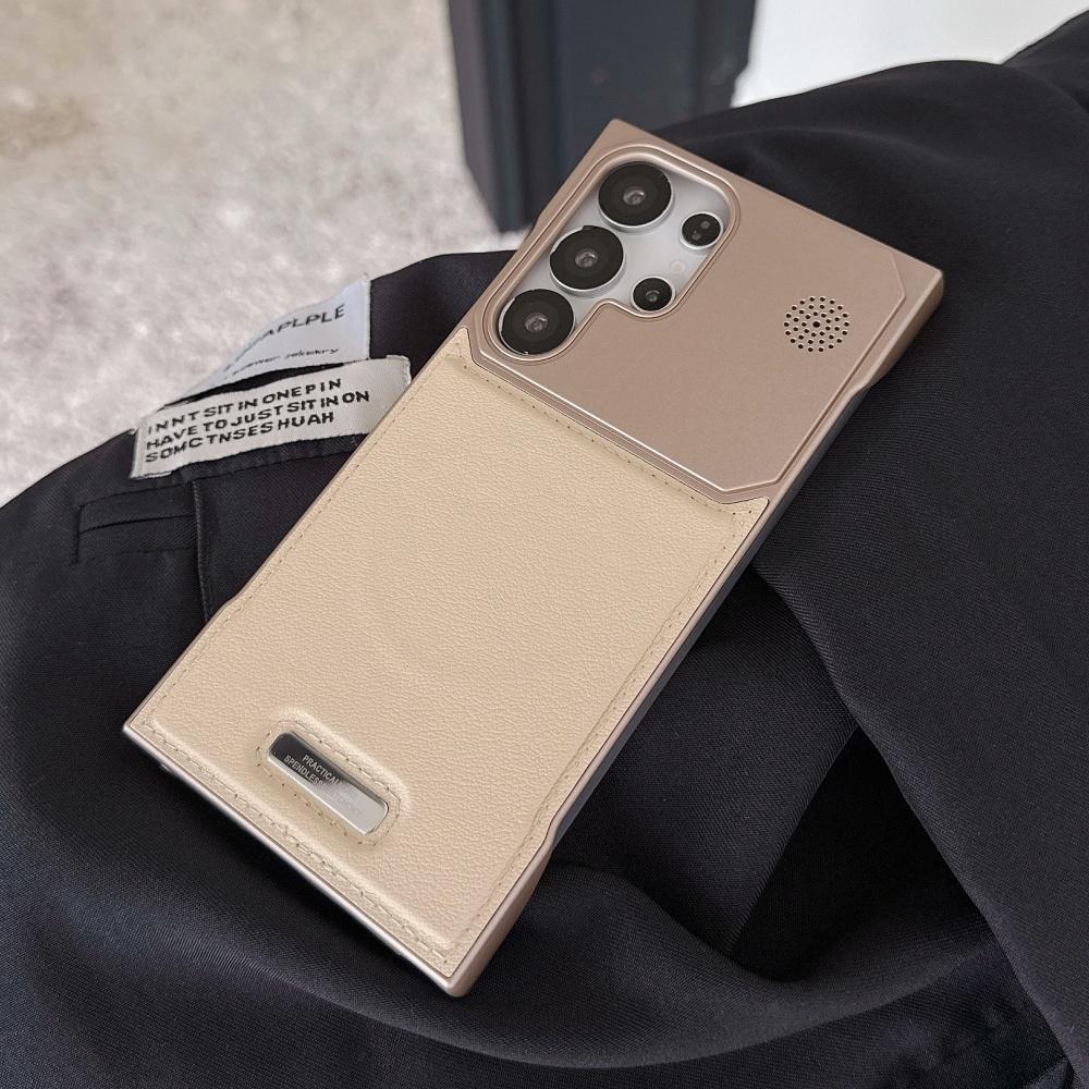 Luxury Magnetic PU Leather Aromatherapy Case For For Samsung S25 Ultra S24 Plus S23 S22 Frameless For Magsafe Wireless Charge Cover