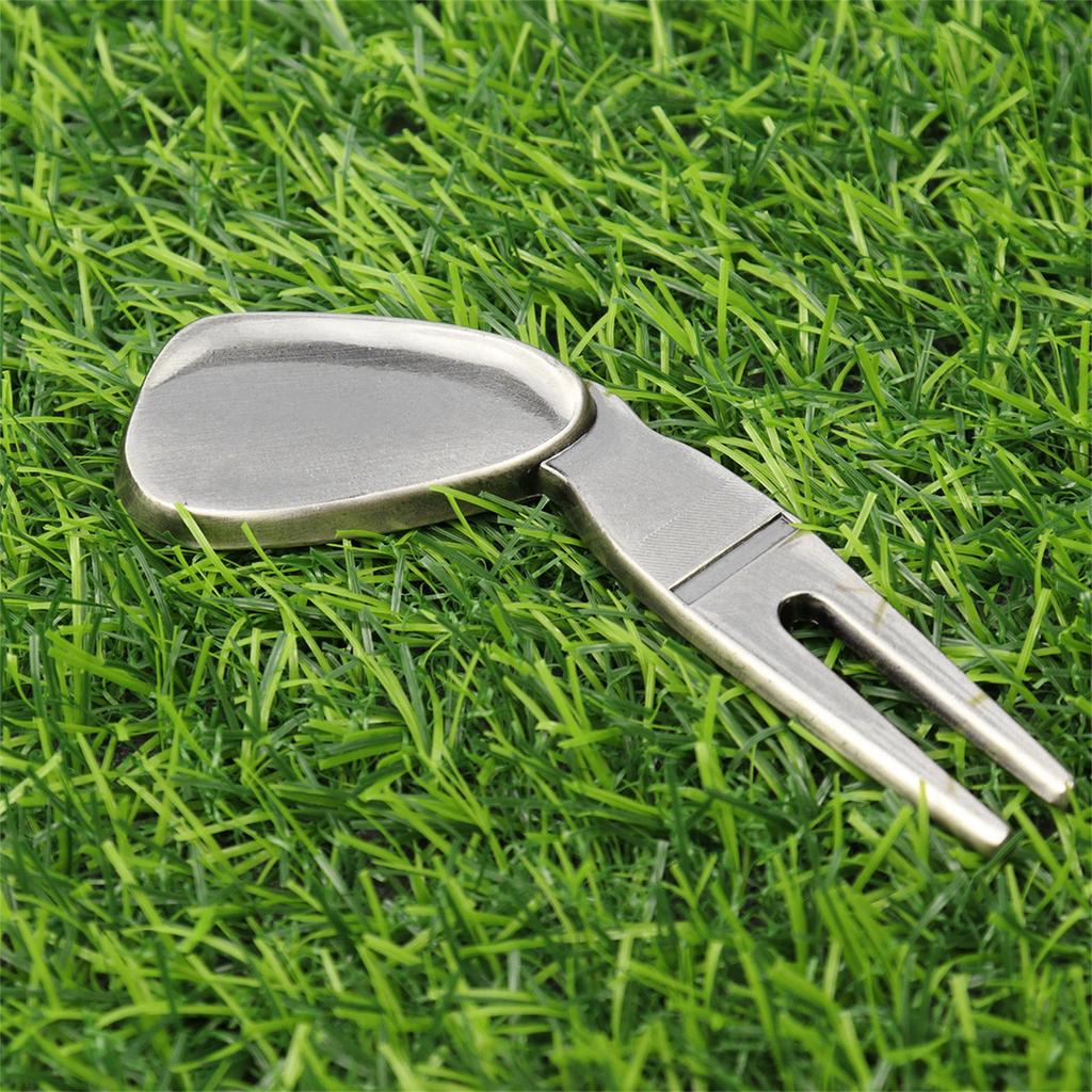 Golfs Balls Retriever Metal Materials Quality Golf Fork Golfs Green Accessory for Men Women Golfs Pitch Mark Repair Tool