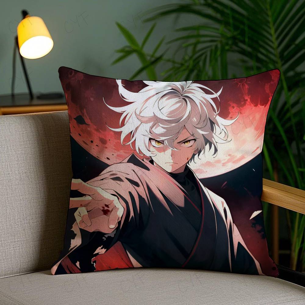 

Hell s Paradise J-Jigokuraku Pillow Case Safe Custom Photo Pillow, Anti-fade Brushed Fleece Cushion, Maternal & Infant Safe. 16x16Inch