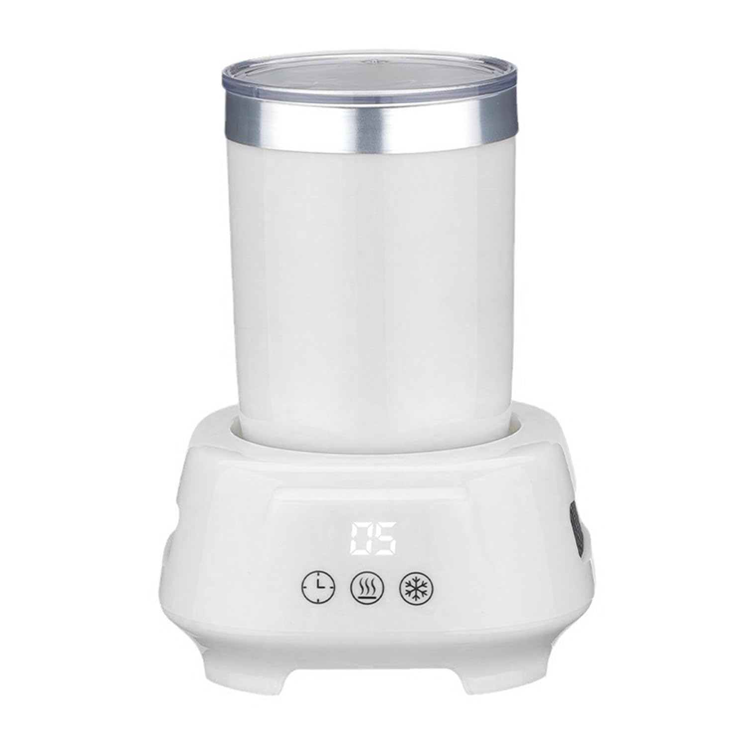 

HANSHUMY Drink Powerful Keeps Drinks Cold from to Hot from 50 to Peltier Drink Cup Can Desk No Ice Suitable for PET Carbonated and More Holder, белый