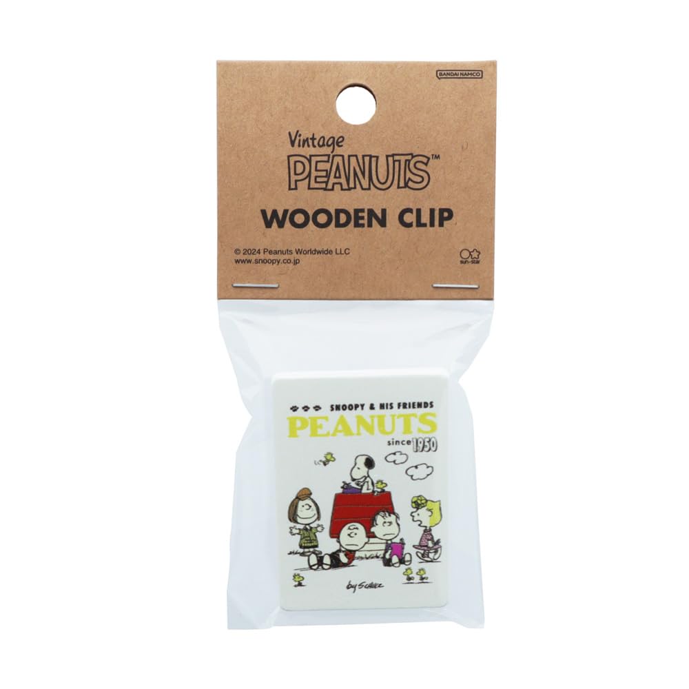 

Канцелярские товары Snoopy Деревянный Snoopy S3624064 Sun-Star Клип, Peanuts, & Friends, Слоновая кость, слоновая кость