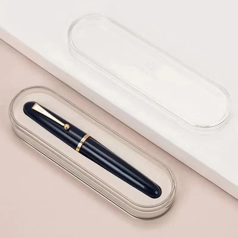 Luxury JinHao 9019 Dadao Fountain Pen Acrylic Transparent Spin Pen 40MM Nib Stationery Office School Supplies Writing Pens