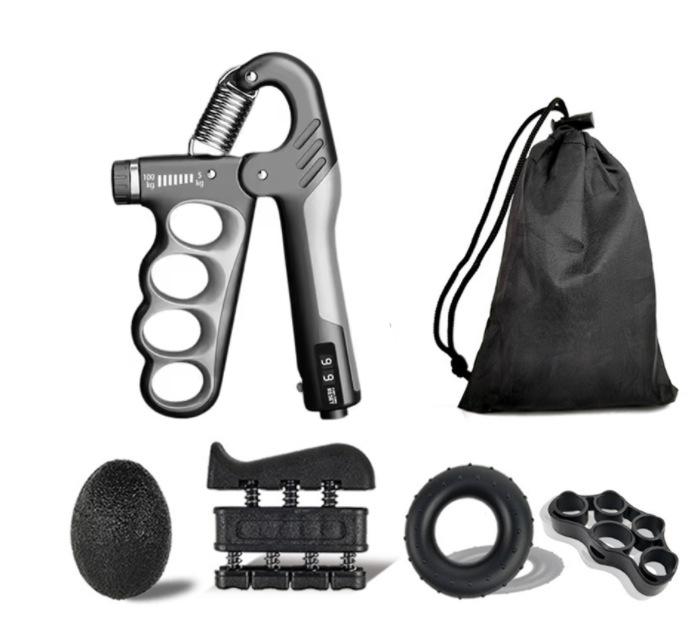 5-60kg Adjustable Grip Strength Fitness Equipment Men Women Train Wrist and Finger Strength TPE Rubberized Hand Grips