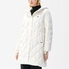 New FILA Down Jacket Women's Steam White F11W241907F-IV