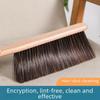 Beechwood Soft Bristle Sweep Brush - Long Handle, Anti-static Dust Remover for Bedroom, Sofa, and Bed.