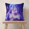 Anime NO GAME NO LIFE Pillow Cover Sofa Cushion Cover Home Room Decoration Children Gift