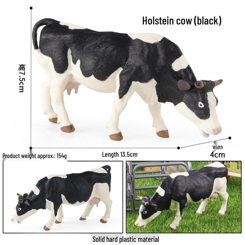 Wildlife Simulation Model: Tiger, Lion, Panda, Elephant, Rhinoceros, Kangaroo, Leopard, Horse, Sheep Toy Set