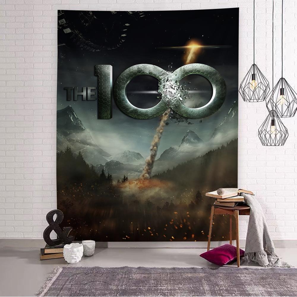 

The 100 Tv Series Anime Hanging Bohemian Tapestry Home Decoration hippie bohemian decoration divination Wall Hanging Home Decor 74x94cm(29x37in)