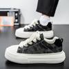 Sneakers da Uomo con Plateau Autunno Nuovi Traspiranti Moda Allacciatura Scarpe Casual Antiscivolo Aumento Altezza Comode Scarpe Vulcanizzate