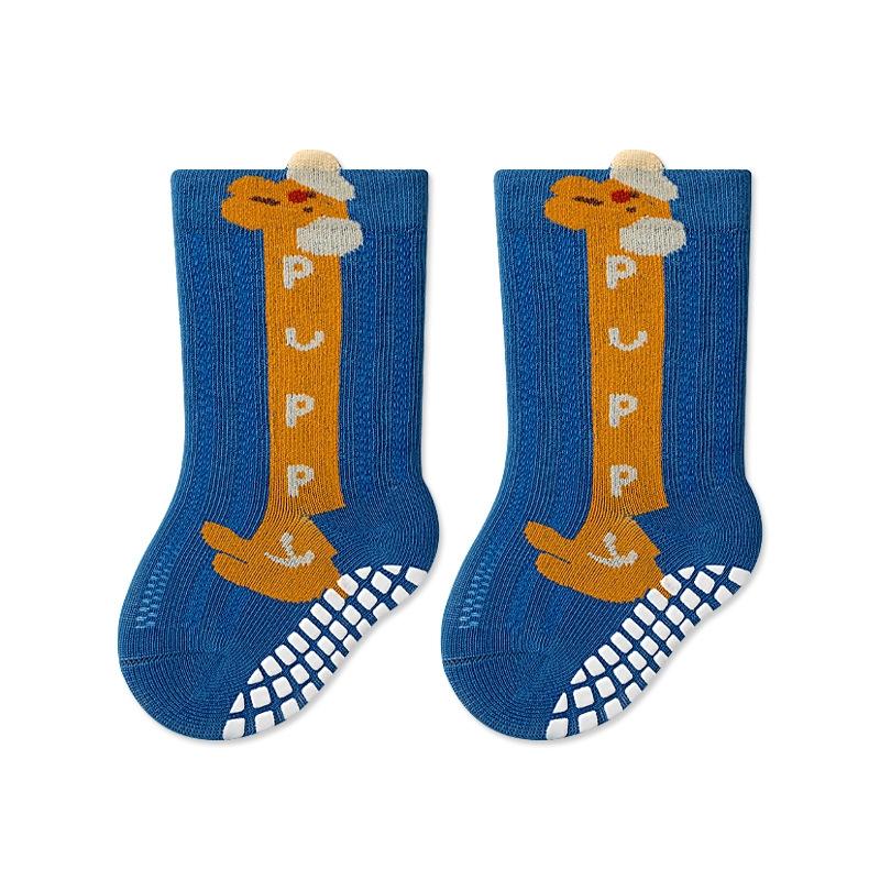 Baby Girls Socks Soft Cartoon Cotton Non-slip Socks Children Girl Mesh Anti-slipping Socks Indoor Floor Socks
