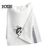 Cute Kitchen Decor Puppy Tea Towel, Embroidered Corgi Dachshund Dish Absorbent Accessories for Dog Owners Quick Dry Hand Towel Lovers Bathroom