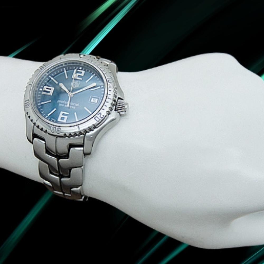 Tag Heuer Professional 200 Ref. WT1119.BA0551 SS Green Dial S-Link Bracelet Quartz Limited Edition of 1,000 Used