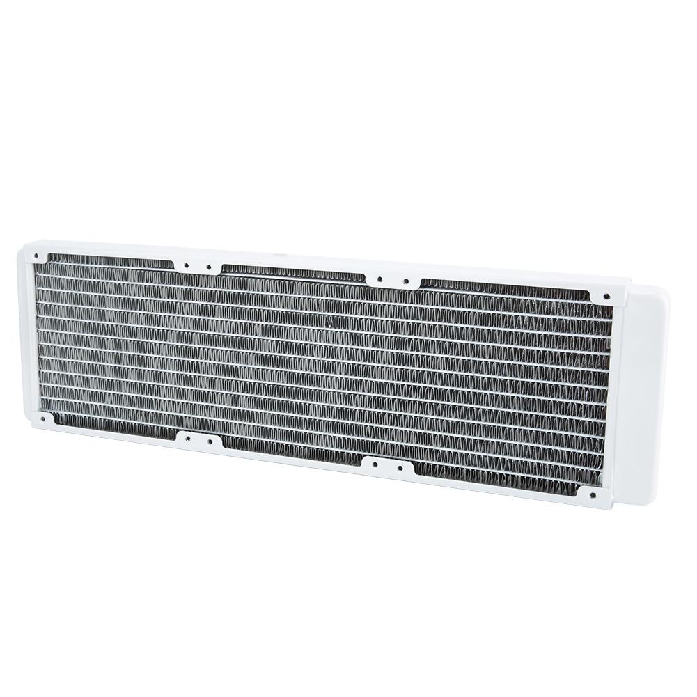 White Copper PC Heat Sink Water Cooling Radiator 360mm for Industrial Instruments