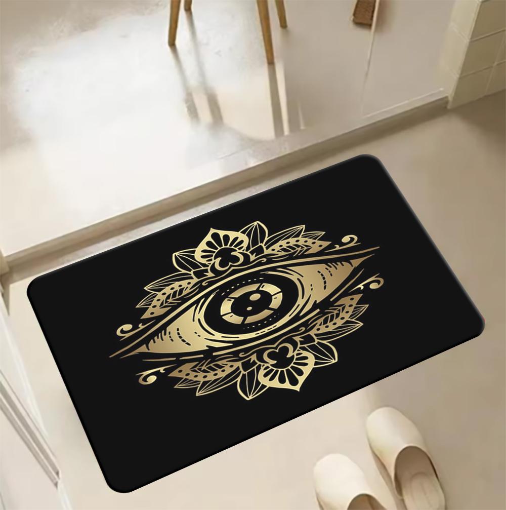 Evil  Eye Sun Moon  Printed Mat Doormat for Living Room Carpet Modern Decoration Bedroom Soft Non-slip Carpet