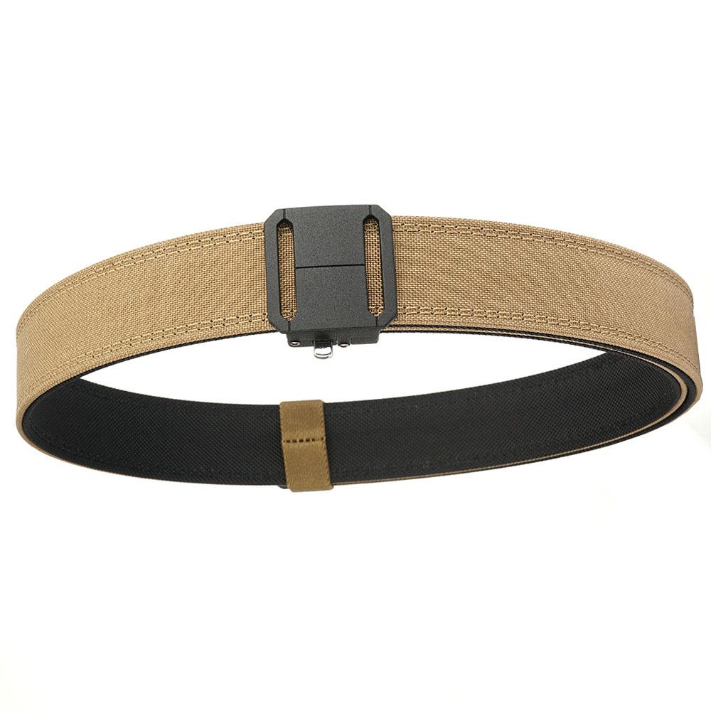 

3.8 Thickened Hanging Double-layer Nylon Cloth Belt All-matching Casual Outdoor Trousers Automatic Buckle Men s 120cm темно-коричневого