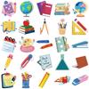 50-Pack Personalized Stickers for School, Journal, Water Bottle & Phone Case Decoration