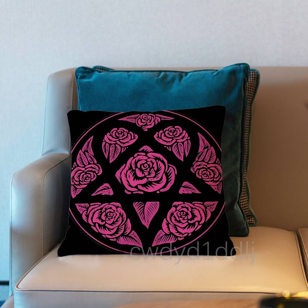 H-Him Ville Valo Band Pillow Case Cover Square Sofa With For Pattern Comfortable Cushion Suitable Of Room