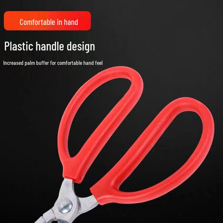 Halkfri ål- och hummertång i rostfritt stål med långt handtag