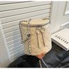 Cylinder diamond chain bucket bag women's bag  new fashion niche single shoulder popular messenger