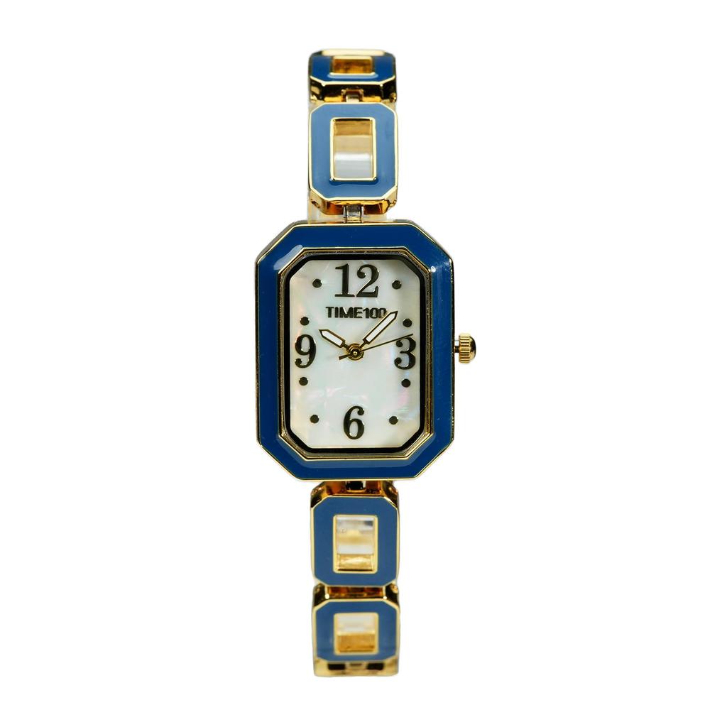 Watch Set with 4 Simple and Interchangeable Quartz Gift Wrapping Available [TIME100] Women's Bracelets, 5-Year Warranty, Stylish, Waterproof,