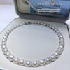 Zhuji Round Freshwater Pearl Necklace - Strong Luster Choker for Women, Perfect Gift for Mom or Mother-in-law