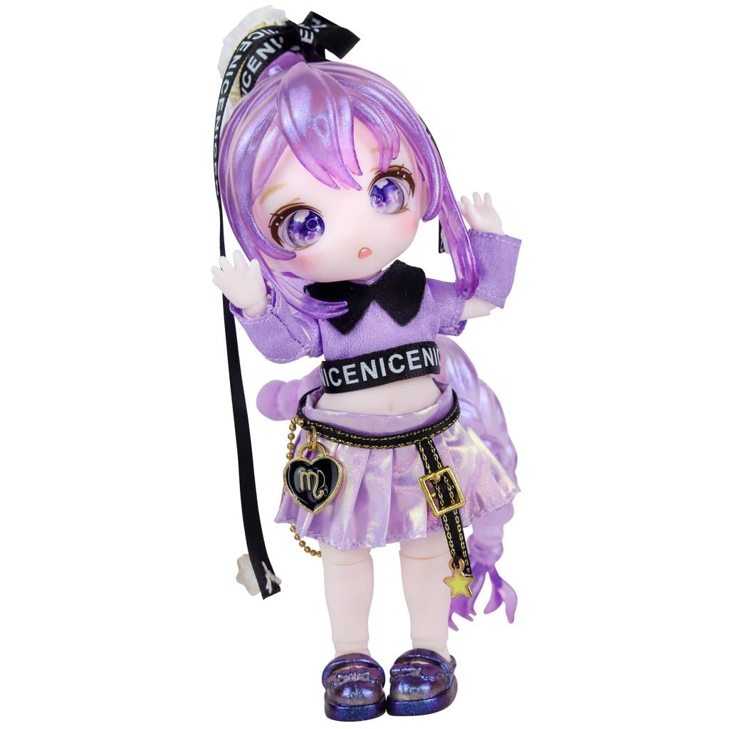 ICY Fortune Days 13cm bjd doll anime style doll perfect for DIY girl doll - set, gift, decoration, exercise, collection, 8+(Scorpio)