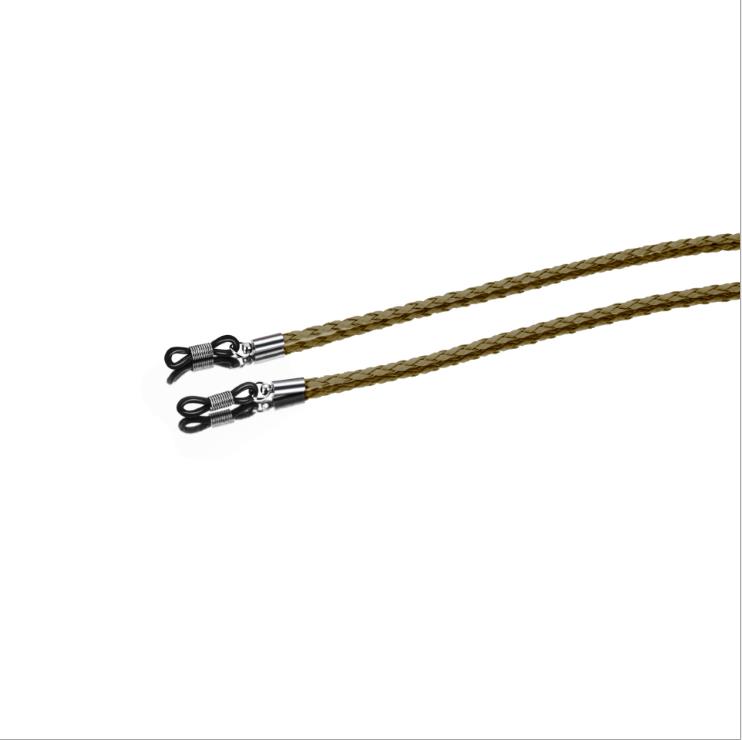 Corda Spessa a Torciglione in Pelle per Occhiali da Sole Catena per Occhiali Intrecciata Cordoncino per Occhiali Sport All'Aria Aperta Antiscivolo Accessori per Occhiali
