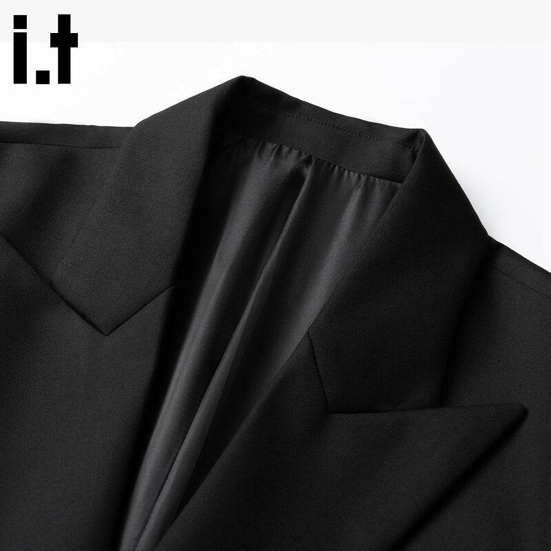 CHOCOOLATEit Men's Trendy Black Casual Blazer