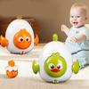 Colorful Cartoon Pet Egg Spring Loaded Toy Car For Kids Interactive Fun Experience