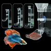Aquarium Acrylic Feeding Tube Set Transparent Fish Feeder Shrimp Feeder Feeding Container for Various Fish Tanks