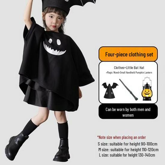 Junran Halloween Kinder Geisterkostüm Umhang und Cape für Jungen und Mädchen