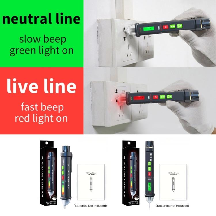 Advanced Electronic Voltage Detector Pen Digital Measuring Tool, For Safe&Quick Voltage Testing Troubleshooting Repairs