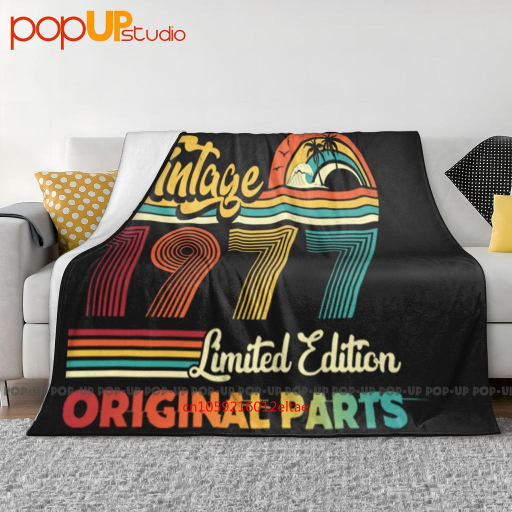 44Th Birthday Gift January 1977 44 Quarantine Birthday Ultra-Soft Blanket Quilt Winter Sofa Cover Bed Covers