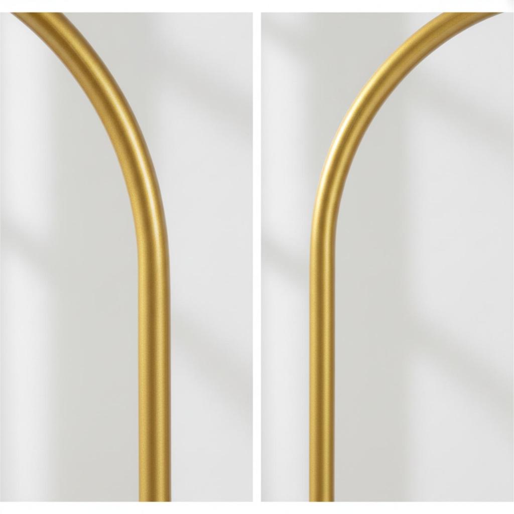 Climbing Plant Trellis Gold Metal Support Tall Slim for