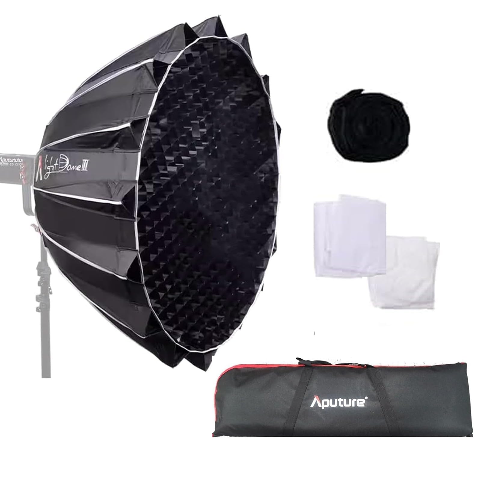 

Aputure Aputure Light Dome III 90 см софтбокс Bowens Mount Parabolic с сотовой решеткой для Aputure 600D 600X Pro Amaran 300C 150C 200X S 100D S
