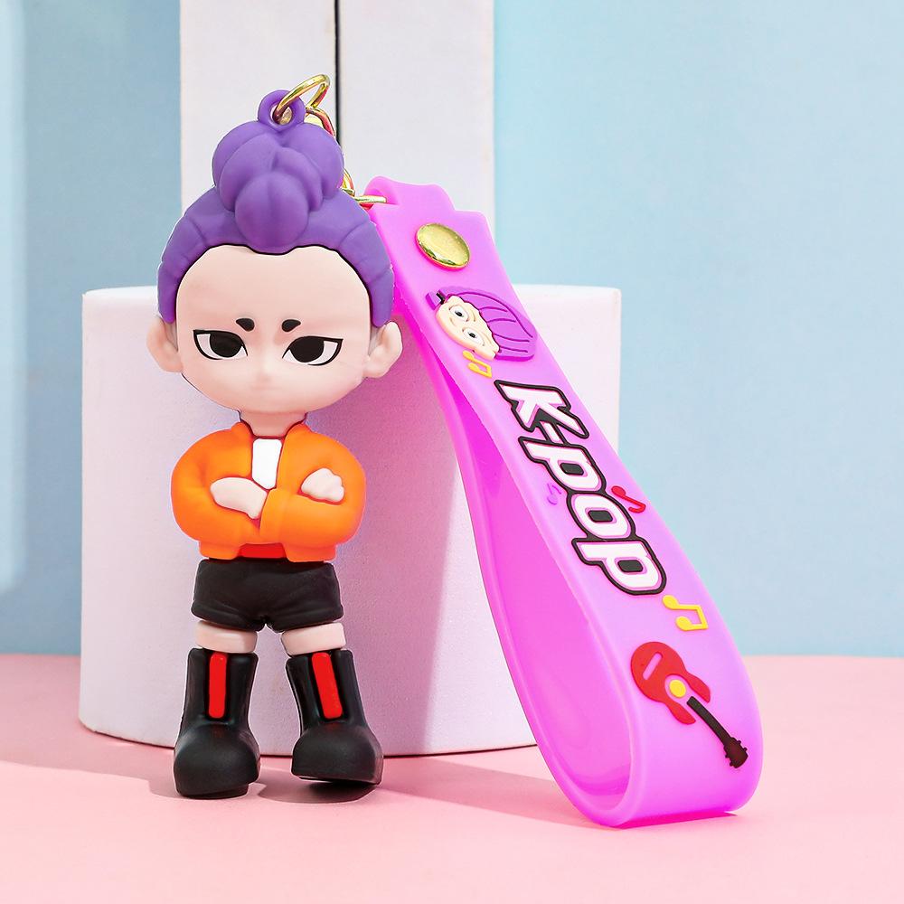 Keychain Anime Devil Hunter Pvc Schoolbag Pendant Keychain