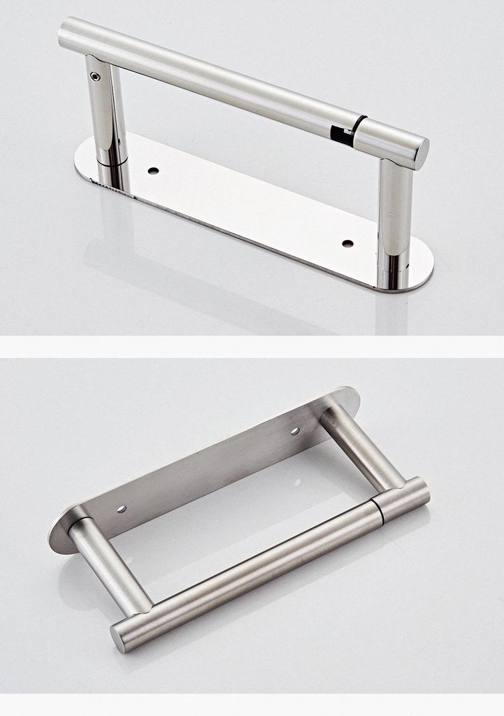 Custom No-Drill Rotating Stainless Steel Toilet Paper Holder for Bathroom Wall