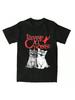 Wounisex Katze Halloween T-Shirts Oberteile Humorvolles Rundhals-T-Shirt 4XL T-Shirt 70210
