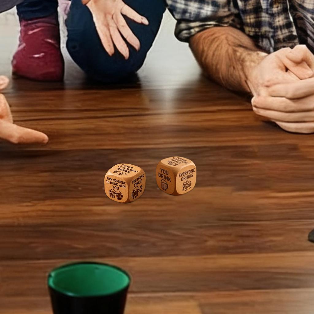 6-sided Drinking Game Dice, Suitable For Family Parties, Gatherings And Parties