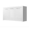 Sideboard 3 Doors | 144 X 80 X 42 Cm | Color White Glossy Finish | Storage | NELIA