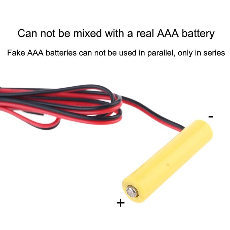 AA + AAA Battery Eliminator Power Supply Cable LR6 LR03 Battery for Radio Electric Toy Clock LED Strip Light Calculator