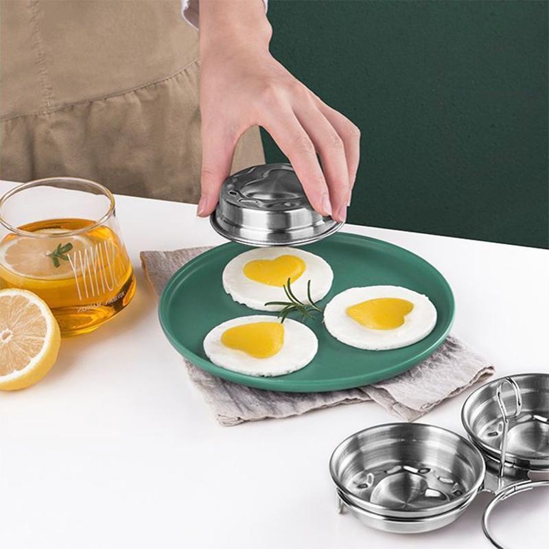 Stainless Steel Egg Steamer Household Multi-Functional Round Boiled Egg Kitchen Utensils