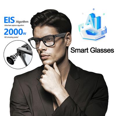 Neue S336 KI Smart Shooting Brille Unterstützt 5MP Kamera Videoaufnahme Musikwiedergabe Sprachanruf WIFI Stilvolle Brille 220mAh BLE5.4 Bluetooth Brille