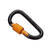 Aluminum D-Shaped Carabiner: Outdoor Keychain & EDC Gear Snap Hook
