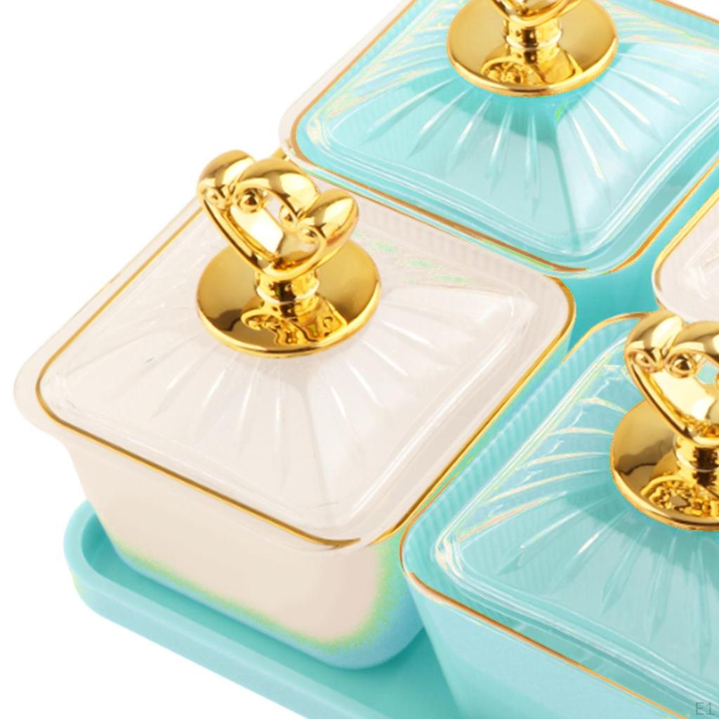 Appetizer Plate Divided Snack Serving Bowls Wedding Decor Multipurpose Nut and Candy Tray