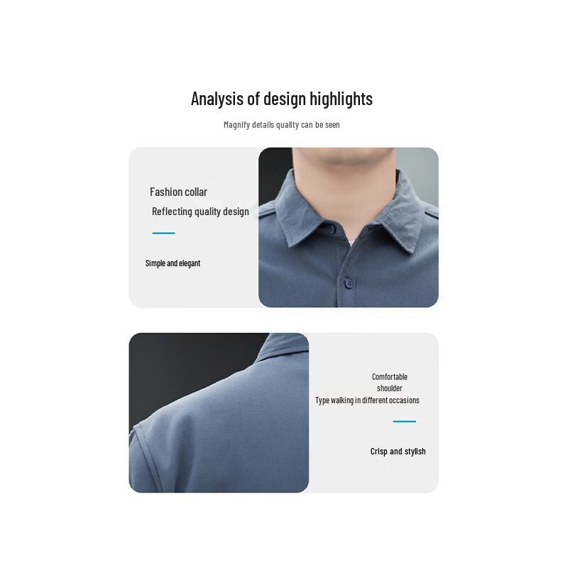 Playboy Men's Pure Cotton Long Sleeve Workwear Shirt