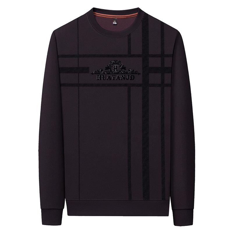 Men's Long Sleeve Crew Neck Hoodie Fashion Casual Versatile Top